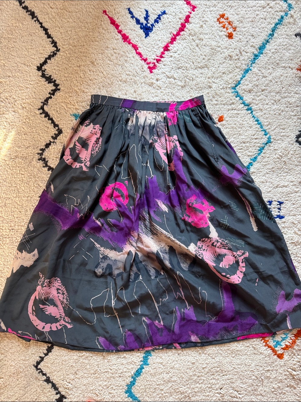 Vintage Silk Skirt